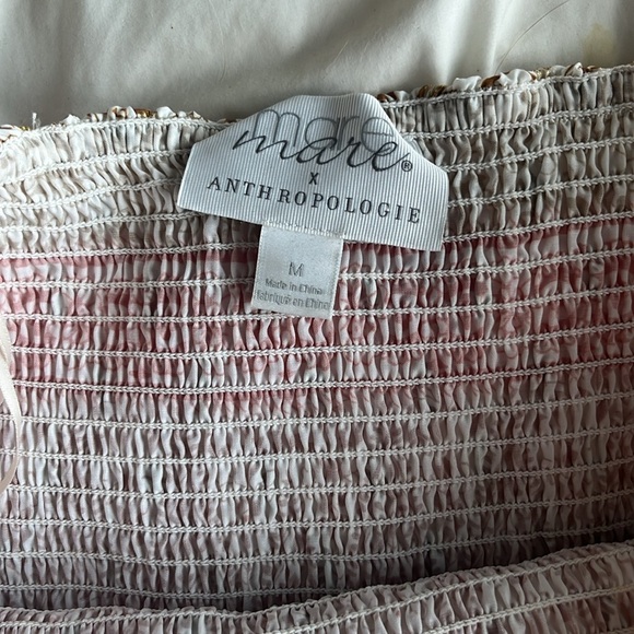 Anthropologie mare mare off the shoulder tiered sleeve top - Picture 4 of 5